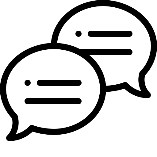speech bubble (black)